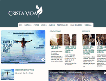 Tablet Screenshot of cristavida.com